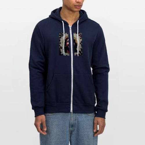 Jesus loves you berry much - Unisex Full Zip Hoodie