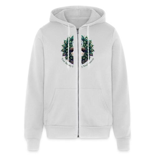 Your Beauty Holds My Soul Peacock Gifts T-Shirt - Unisex Full Zip Hoodie