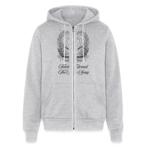 Poetic Swan T-Shirt - Unisex Full Zip Hoodie