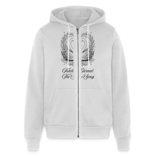 Poetic Swan T-Shirt - Unisex Full Zip Hoodie