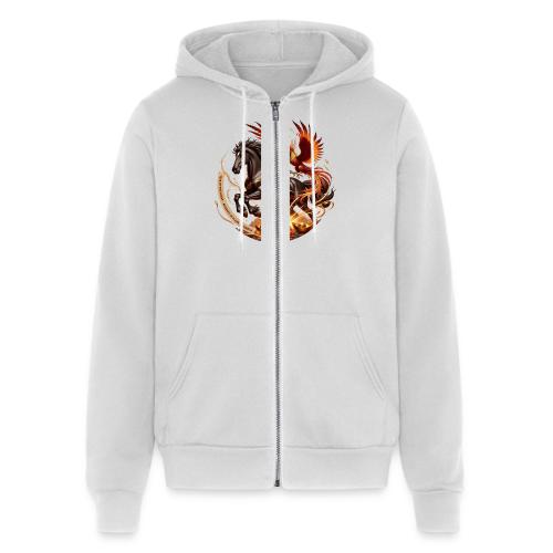 Year of the Horse Phoenix T Shirt, Lunar NY Gift - Unisex Full Zip Hoodie