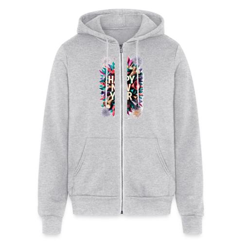 New Year's Party Horn T-Shirt - Unisex Full Zip Hoodie