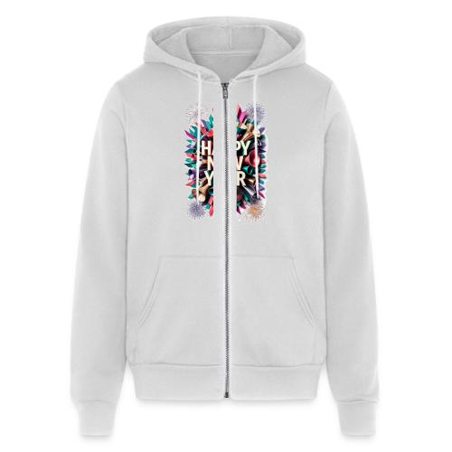 New Year's Party Horn T-Shirt - Unisex Full Zip Hoodie