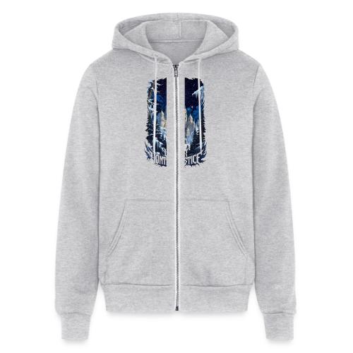 Celestial Winter Temple T-Shirt - Unisex Full Zip Hoodie