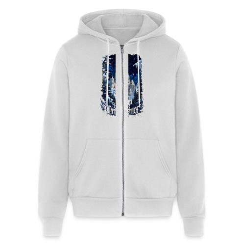 Celestial Winter Temple T-Shirt - Unisex Full Zip Hoodie