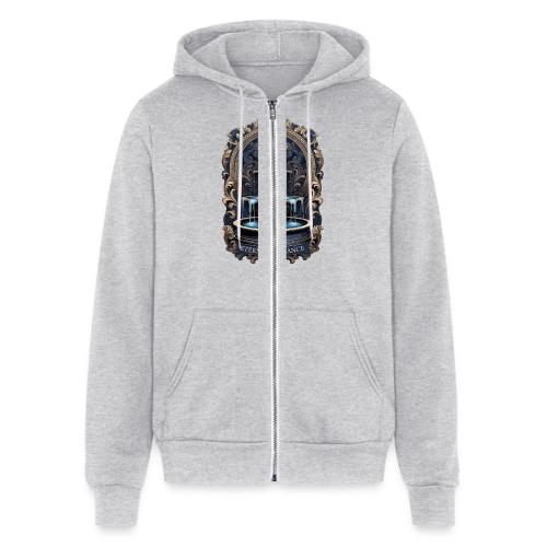 Gilded Baroque Fountain T-Shirt - Unisex Full Zip Hoodie