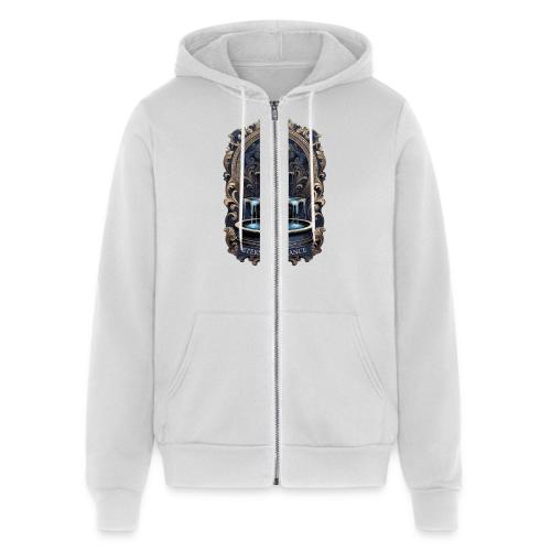 Gilded Baroque Fountain T-Shirt - Unisex Full Zip Hoodie