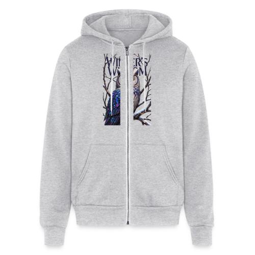 Crystalized Forest Owl T-Shirt - Unisex Full Zip Hoodie