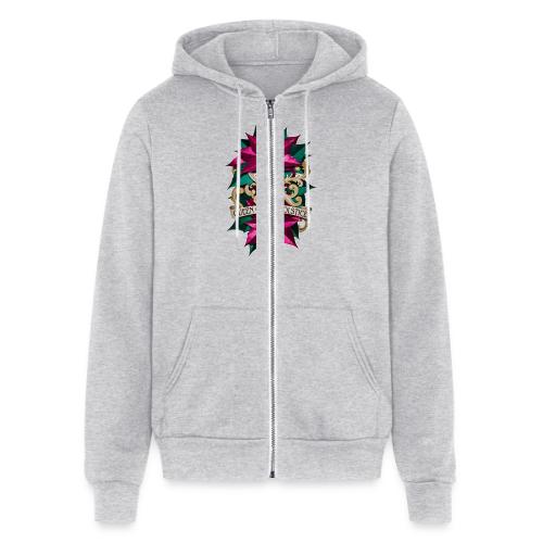Queen of the Solstice Poinsettia T-Shirt - Unisex Full Zip Hoodie