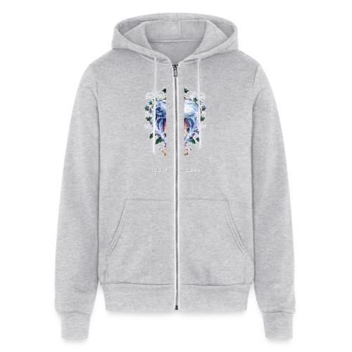Imbolc Candle Veil T-Shirt | Veiled Rebirth - Unisex Full Zip Hoodie