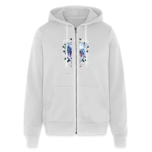 Imbolc Candle Veil T-Shirt | Veiled Rebirth - Unisex Full Zip Hoodie