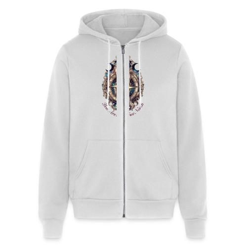 You Are My True North Celestial Compass T-Shirt - Unisex Full Zip Hoodie
