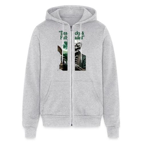 Lucky Skeleton Stout T-Shirt - Unisex Full Zip Hoodie