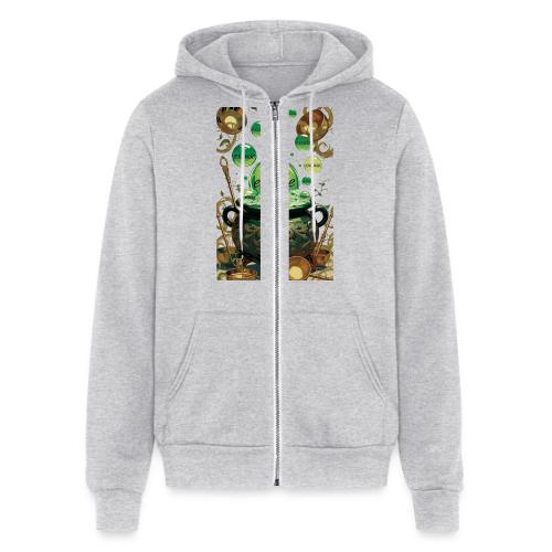 Emerald Excuses Cauldron Graphic Tee - Unisex Full Zip Hoodie