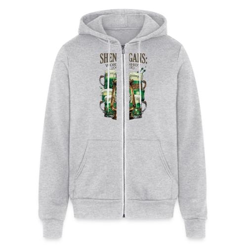 Worth a Shot Lantern Toast Graphic Tee - Unisex Full Zip Hoodie