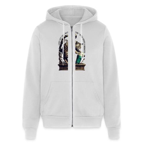 Lucky Last Call Cat Graphic Tee - Unisex Full Zip Hoodie