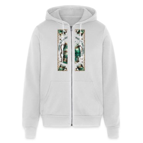 Cheers to Bad Ideas Tankards Graphic Tee - Unisex Full Zip Hoodie