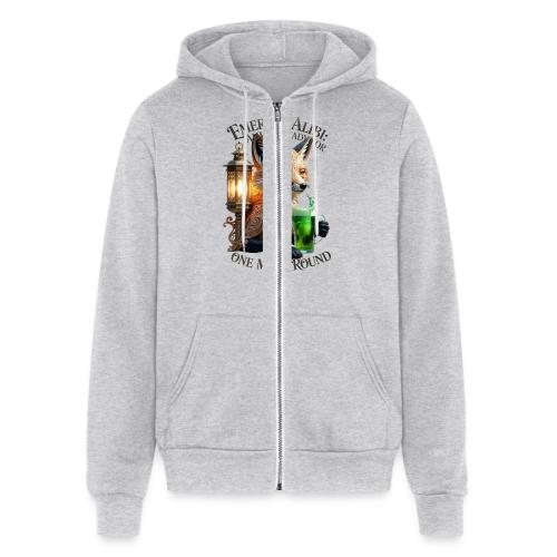 Emerald Alibi Fox Graphic Tee - Unisex Full Zip Hoodie