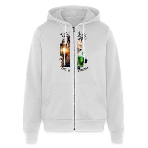 Emerald Alibi Fox Graphic Tee - Unisex Full Zip Hoodie