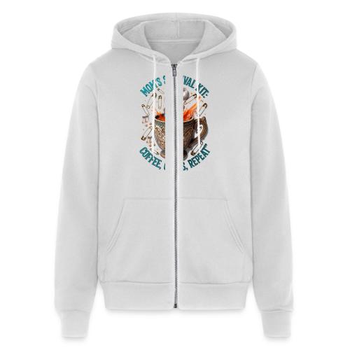 Mom's Survival Kit Tee | Coffee Chaos - Unisex Full Zip Hoodie