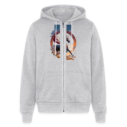 Year of the Horse Dawn T Shirt,Lunar New Year Gift - Unisex Full Zip Hoodie
