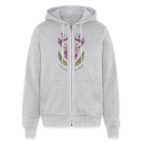 Spring Meadow Crown Tee, Cottagecore Renewal Gift - Unisex Full Zip Hoodie