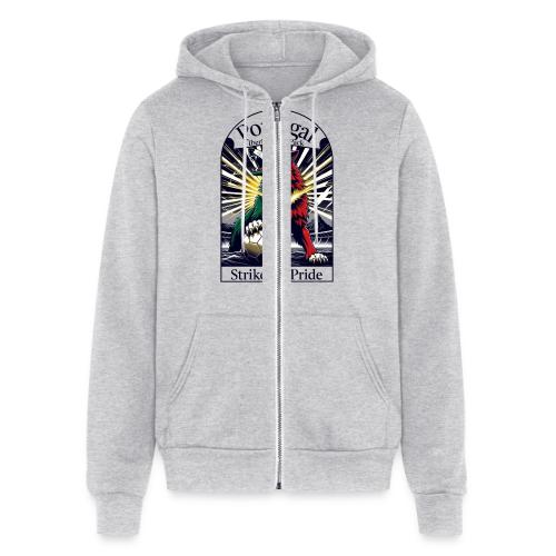 Portugal Iberian Wolf Soccer T Shirt, Pride Gift - Unisex Full Zip Hoodie