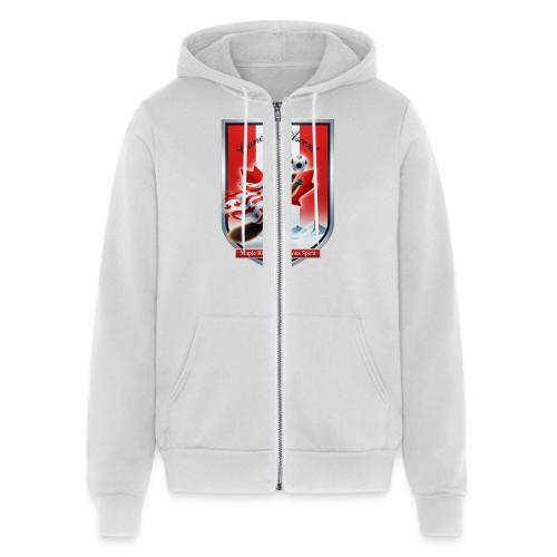 Canada Beaver Ascent T-Shirt, Canadian Pride Gift - Unisex Full Zip Hoodie