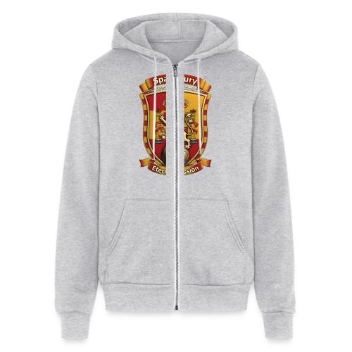 Spain Lion Fury T-Shirt, Spanish Crest Gift - Unisex Full Zip Hoodie