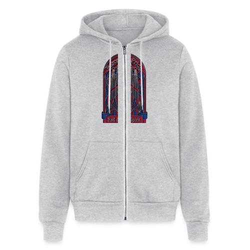 Barcelona Scarlet Pride T Shirt, Vibrant City Gift - Unisex Full Zip Hoodie