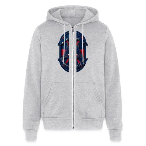 Paris Pride Heritage T Shirt, Soccer Fan Gift - Unisex Full Zip Hoodie