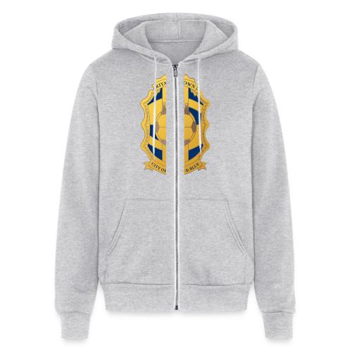 Riyadh Crown T Shirt, Modern Desert Pride Gift - Unisex Full Zip Hoodie