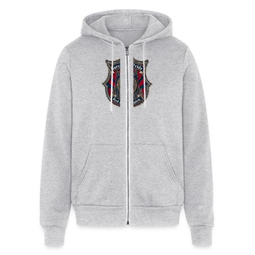 Barcelona Scarlet Pride T Shirt, Soccer City Gift - Unisex Full Zip Hoodie