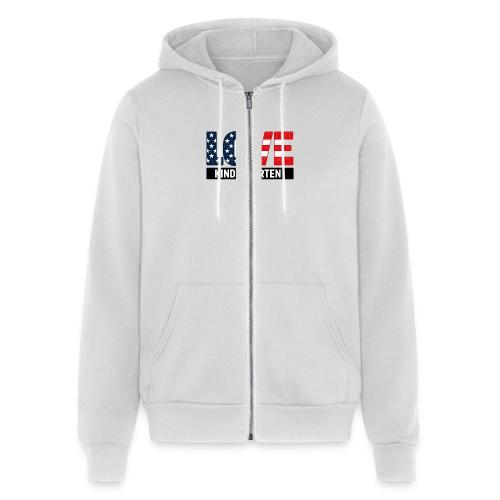 Love Kindergarten Patriotic Graduation - Unisex Full Zip Hoodie