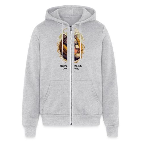 Powered by Sarcasm Cat Tee - Unisex Full Zip Hoodie