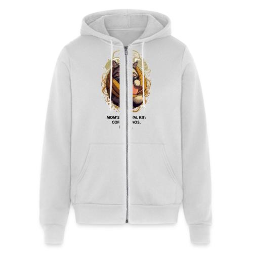 Powered by Sarcasm Cat Tee - Unisex Full Zip Hoodie