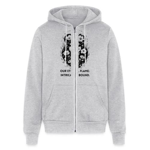Eternal Flame of Embrace T-Shirt - Unisex Full Zip Hoodie