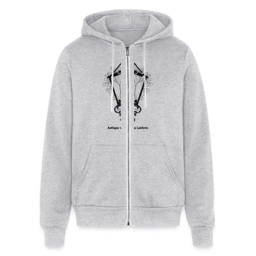Antique Christmas Lantern T-Shirt - Unisex Full Zip Hoodie