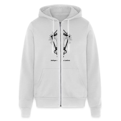 Antique Christmas Lantern T-Shirt - Unisex Full Zip Hoodie