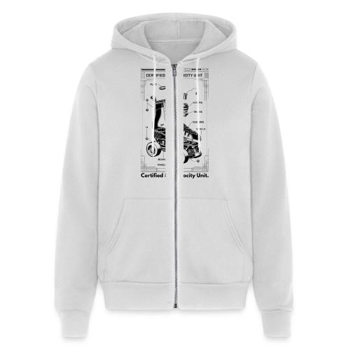 Retro Roller Skate T-Shirt - Unisex Full Zip Hoodie