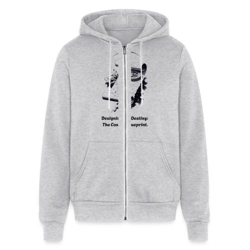 Cosmic Blueprint T-Shirt - Unisex Full Zip Hoodie