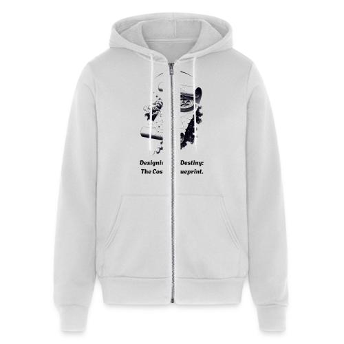 Cosmic Blueprint T-Shirt - Unisex Full Zip Hoodie