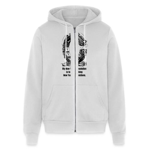 The Resolution Loop - Sarcastic New Year's T-Shirt - Unisex Full Zip Hoodie