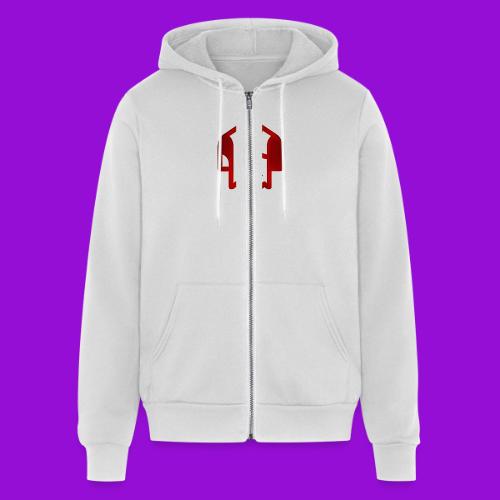 Kenada Logo white spray - Unisex Full Zip Hoodie