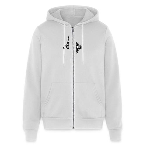 Pray the Rosary Sticker - Unisex Full Zip Hoodie