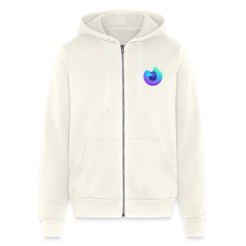 Firefox Browser Nightly with Mozilla logo - Bella + Canvas Unisex Full Zip Hoodie