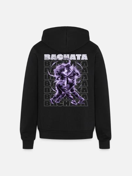 Sensual Latin Bachata Bachateros - Unisex Full Zip Hoodie - black