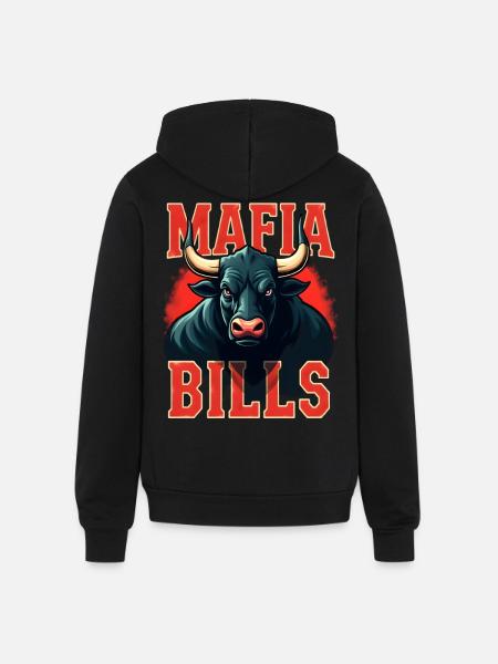 Mafia Bills - Unisex Full Zip Hoodie - black