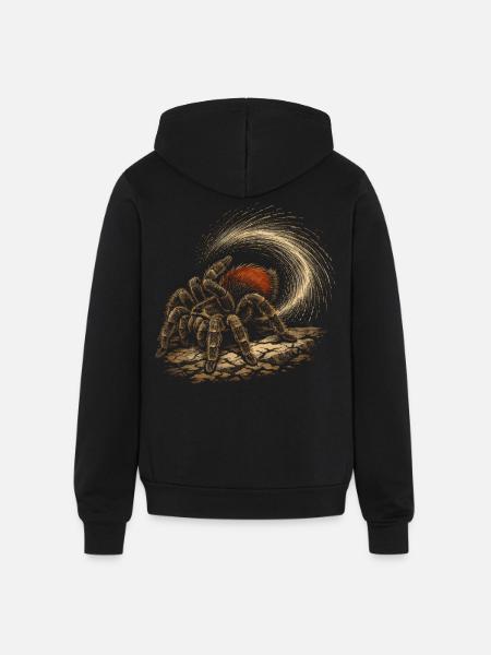Tarantula Owner - Unisex Full Zip Hoodie - black