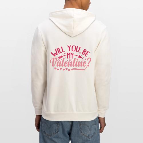 Will you be my Valentine #2 - Unisex Full Zip Hoodie